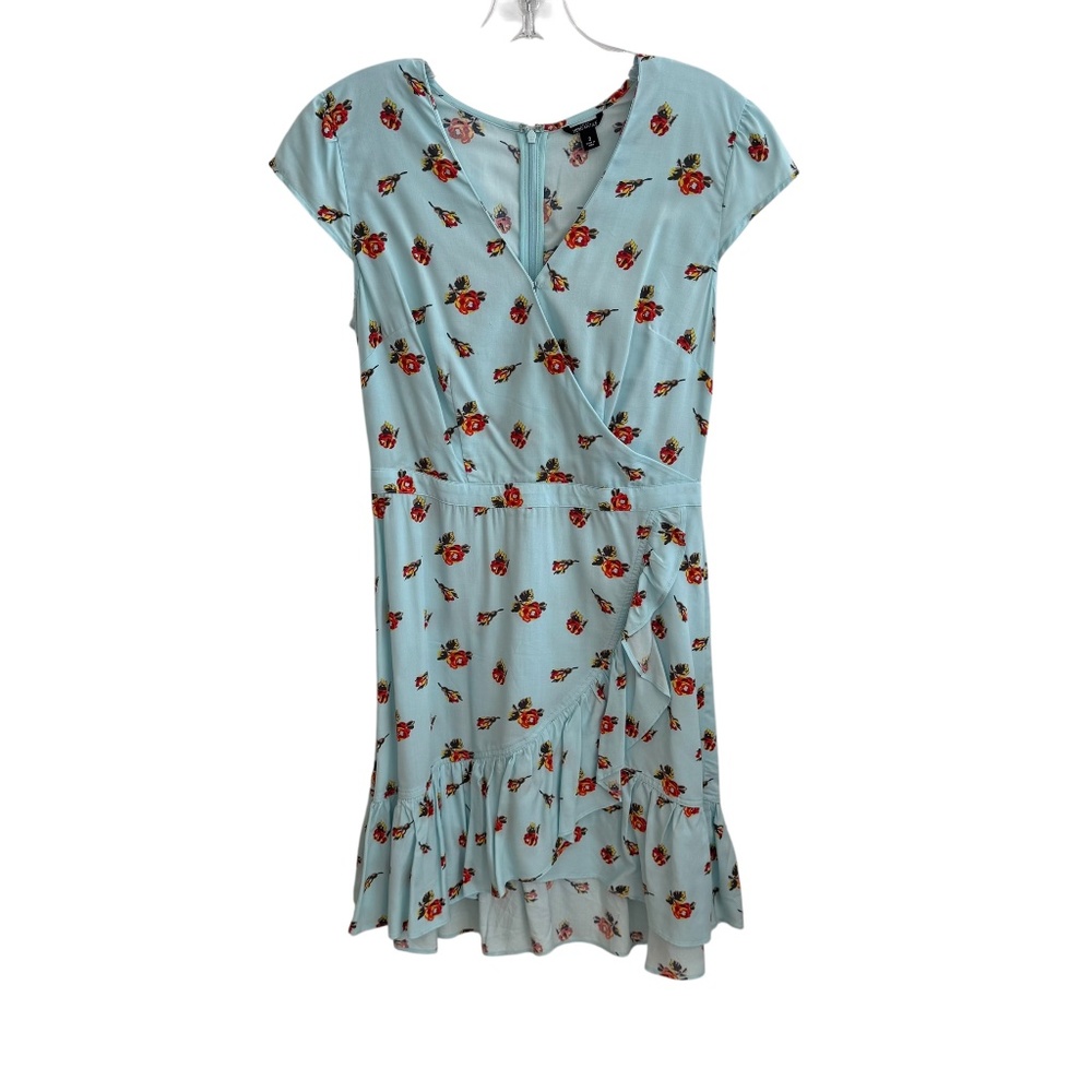 J. Crew Mercantile wrap effect mini dress, size 2